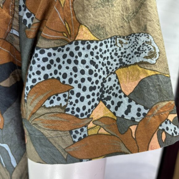 Bonobos XL Slim Fit Riviera Floral Stretch Cotton Poplin Short Sleeve Button-Up - Picture 7 of 14